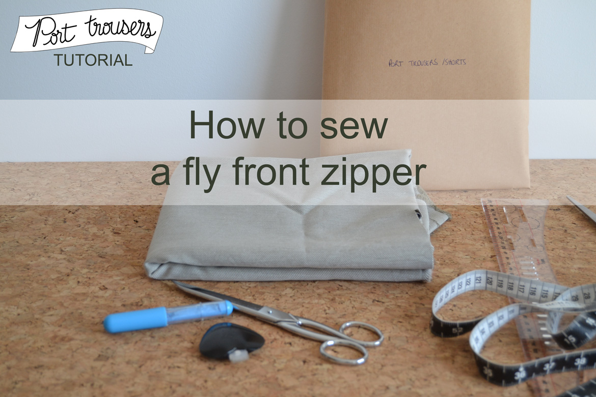 Easy Quick Fly Front Zipper  Sew a Fly Front Zipper in Under 15 Mins 