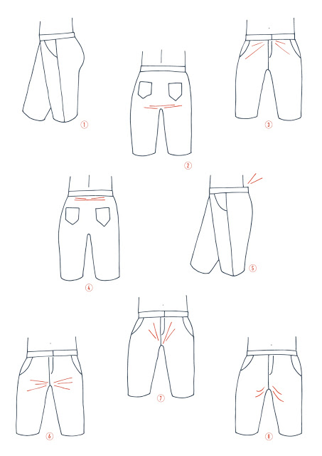 How to alter a loose waist & crotch #alterations #waistgap